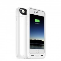 Ilustracja Mophie Juice Pack Air (kolor biały) - zewnętrzna bateria (2750 mAh) wraz z obudową do iPhone 6