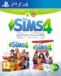 Ilustracja The Sims 4 + Dodatek The Sims 4: Psy i Koty (PS4)