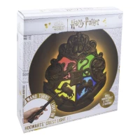 Ilustracja Lampka Harry Potter Hogwart Herb Sterowana Różdżką