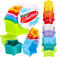 Ilustracja produktu Mega Creative Kubeczki Do Kąpieli w Siatce Piramidka 459673