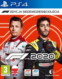 Ilustracja F1 2020 Edycja Siedemdziesięciolecia PL (PS4) + Steelbook 