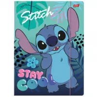 Ilustracja produktu St. Majewski Teczka z Gumką A4 Stitch Stay Cool 686504