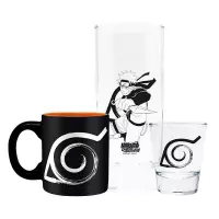 Ilustracja produktu Zestaw Prezentowy Naruto Shippuden: Szklanka + Zestaw do espresso