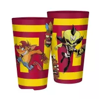 Ilustracja Duża Szklanka Crash Bandicoot - TNT