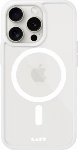 Ilustracja produktu LAUT Huex Protect - obudowa ochronna do iPhone 15 Pro kompatybilna z MagSafe (white)