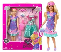 Ilustracja Mattel Moja Pierwsza Lalka Deluxe Blond HMM66