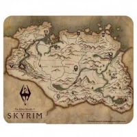 Ilustracja Podkładka pod Myszkę Skyrim - Mapa