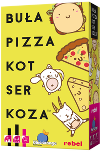 Ilustracja Buła Pizza Kot Ser Koza Gra Imprezowa