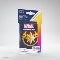 Ilustracja Gamegenic: MARVEL Art Sleeves (66 mm x 91 mm) - Koszulki na Karty - Captain Marvel 50+1 szt.