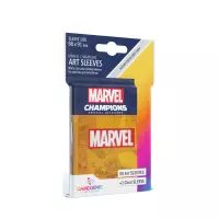 Ilustracja produktu Gamegenic: MARVEL Art Sleeves (66 mm x 91 mm) - Koszulki na Karty - Orange 50+1 szt.