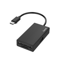 Ilustracja produktu Hama USB-C-Hub/Card Reader 3 Porty