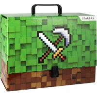 Ilustracja produktu Starpak Teczka z Rączką A4 95mm Pixel Game 493167