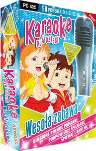 Ilustracja produktu Karaoke Dla Dzieci: Wesoła Zabawa - z mikrofonem (PC-DVD)