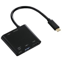 Ilustracja Hama Multiport 4w1 USB-C Do 3x USB + HDMI