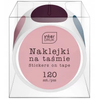 Ilustracja  Interdruk Naklejki Na Taśmie Glam Wielokolorowe 331601