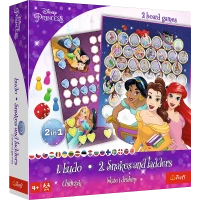 Ilustracja produktu Trefl Disney Princess Chińczyk / Węże i Drabiny