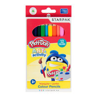 Ilustracja produktu Starpak Play Doh Kredki Ołówkowe Trójkątne Jumbo 12 kolorów 453911