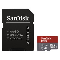 Ilustracja SanDisk Karta Micro SD 16GB Ultra (MicroSD HC) 98MB/s C10, A1 UHS-I + SD Adapter Foto
