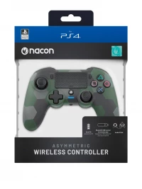 Ilustracja NACON PS4 Pad Bezprzewodowy - Asymetryczny Camo Zielony