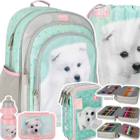 Ilustracja produktu Starpak Zestaw Szkolny 5el. Doggy Plecak 485878 + Piórnik 485884 + Worek 485880 + Zestaw 447908