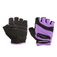 Ilustracja produktu Rękawiczki Meteor Fitness Gloves Grip Lady fioletowe M promocja