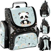 Ilustracja Paso Tornister Szkolny Panda PP24PN-525