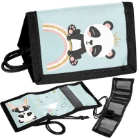 Ilustracja Paso Portfel Panda PP24PN-002