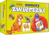 Ilustracja produktu Adamigo Gra Memory Zwierzaki Mini