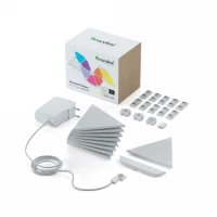 Ilustracja produktu Nanoleaf Shapes Mini Triangles Starter Kit - panele świetlne (9 paneli świetlnych w tym kontroler)