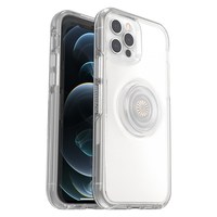 Ilustracja produktu OtterBox Symmetry Clear POP - obudowa ochronna z PopSockets do iPhone 12/12 Pro (clear)