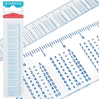 Ilustracja Starpak Linijka Plastikowa z Tabliczką Mnożenia 15cm 163096