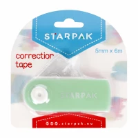 Ilustracja Starpak Korektor w Taśmie 5mmx6m Pastelowy Zielony 507205