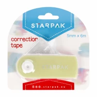 Ilustracja Starpak Korektor w Taśmie 5mmx6m Pastel Żółty 507201