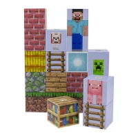 Ilustracja Lampka Minecraft Bloki - Edycja Postacie