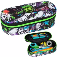 Ilustracja produktu Coolpack Campus Piórnik Tuba Usztywniona z Organizerem Peek A Boo F062675