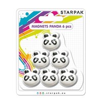 Ilustracja Starpak Magnesy Pandy 6szt. 398962