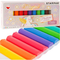 Ilustracja produktu Starpak Plastelina 12 kolorów Unicorn 472912