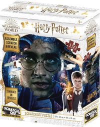 Ilustracja Harry Potter: Magiczne Puzzle - Zdrapka - Harry (150 elementów)