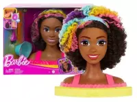 Ilustracja Mattel Barbie Glowa do Stylizacji Kręcone Wlosy hmd79