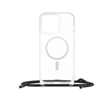 Ilustracja produktu OtterBox React Necklace - obudowa ochronna ze smyczą do iPhone 15 Pro kompatybilna z MagSafe (clear)