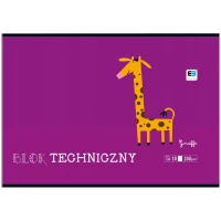 Ilustracja produktu Interdruk BEBE Kids Blok Techniczny A4 10 kartek 240g 236906