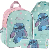Ilustracja produktu Paso Zestaw Do Przedszkola 3el. Stitch Plecak DS25FF-303 + Tuba DS25FF-003 + Worek DS25FF-712