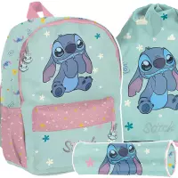 Ilustracja produktu Paso Zestaw Do Przedszkola 3el. Stitch Plecak DS25FF-250 + Tuba DS25FF-003 + Worek DS25FF-712
