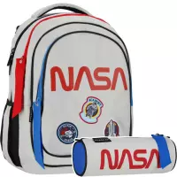 Ilustracja produktu Starpak Zestaw Szkolny 2el. Nasa Szary Plecak 527172 + Piórnik 527233