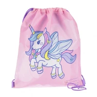 Ilustracja Starpak Worek Szkolny na Obuwie Unicorn Tęcza 531019