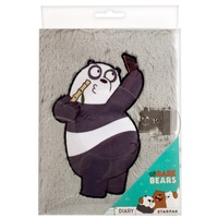 Ilustracja Starpak Pamiętnik Pluszowy Zamykany na Kłódkę We Bare Bears 410012 