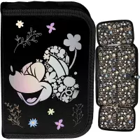 Ilustracja produktu Paso Piórnik Dwuklapkowy bez Wyposażenia  Disney Myszka Minnie Czarny DM25RR-P001BW