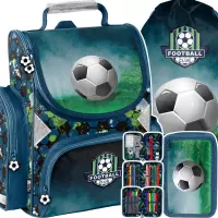 Ilustracja produktu  Paso Zestaw Szkolny 3el. Football Tornister PP24FC-525 + Piórnik PP24FC-023 + Worek PP24FC-712