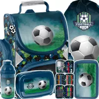 Ilustracja produktu Paso Zestaw Szkolny 5el. Football Tornister PP24FC-525 + Piórnik PP24FC-023 + Worek PP24FC-712