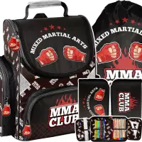Ilustracja produktu Paso Zestaw Szkolny 3el.  MMA Club Tornister PP25BO-525 + Piórnik PP25BO-P001 + Worek PP25BO-712
